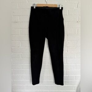 Zara Black Faux Suede Leggings